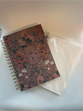 Lady Jayne Floral Spiral Notebook – 250 Pages + FREE Bonus Notebook